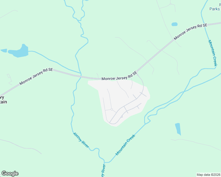 map of restaurants, bars, coffee shops, grocery stores, and more near 1810 Monroe Jersey Road Southeast in Monroe