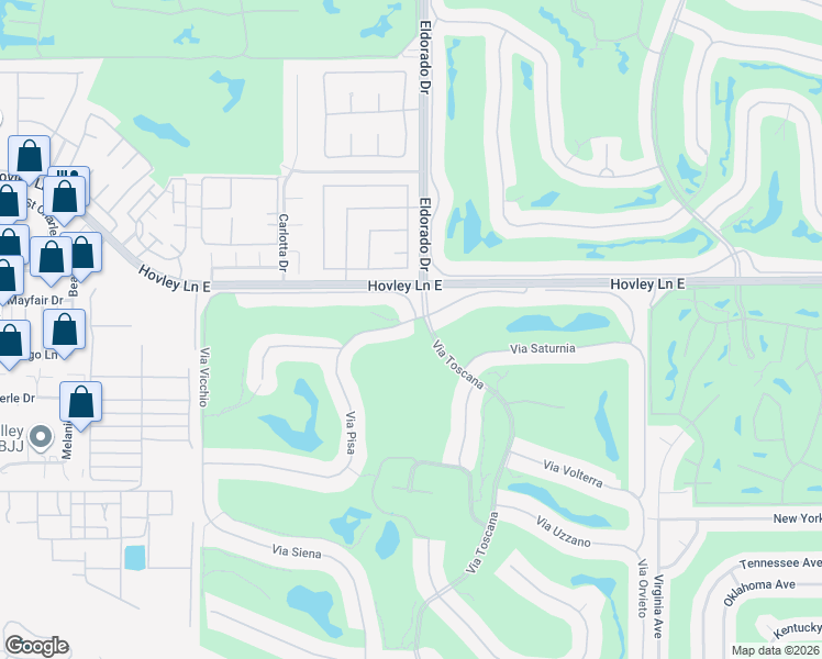 map of restaurants, bars, coffee shops, grocery stores, and more near 75993 Via Pisa in Indian Wells
