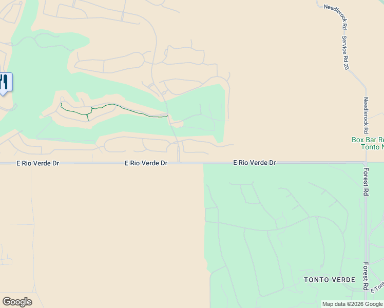map of restaurants, bars, coffee shops, grocery stores, and more near 18207 East Coronado Cave Court in Scottsdale