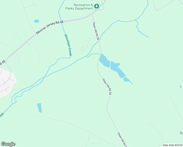 map of restaurants, bars, coffee shops, grocery stores, and more near 1209 Dean Hill Road Southeast in Monroe