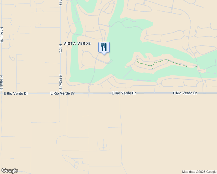 map of restaurants, bars, coffee shops, grocery stores, and more near 28219 North Needlerock Court in Rio Verde