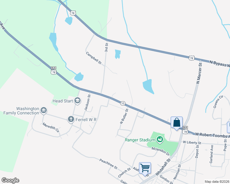 map of restaurants, bars, coffee shops, grocery stores, and more near 101 Second Street in Washington