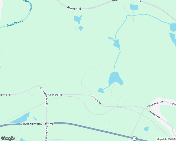 map of restaurants, bars, coffee shops, grocery stores, and more near 8270 Conners Road in Villa Rica