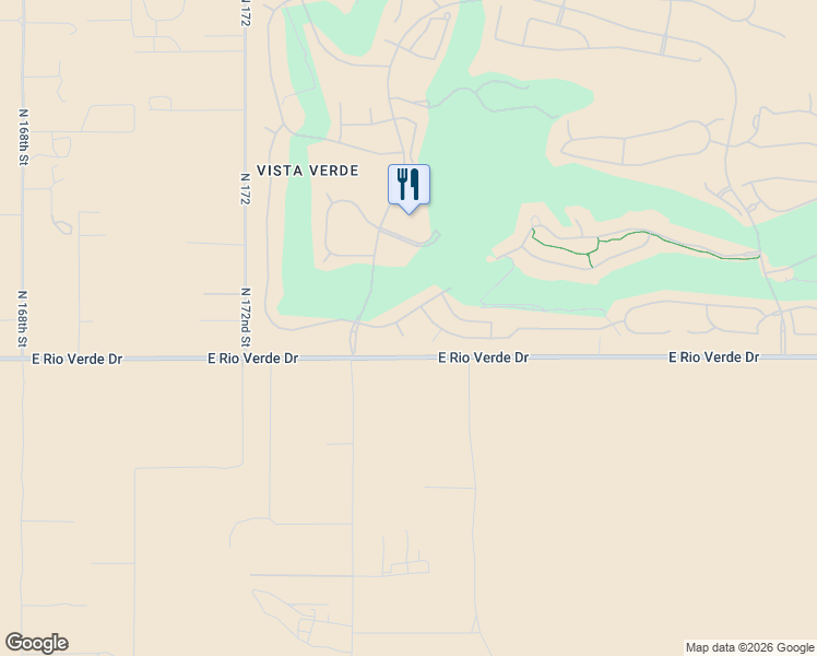 map of restaurants, bars, coffee shops, grocery stores, and more near 28219 North Needlerock Court in Rio Verde