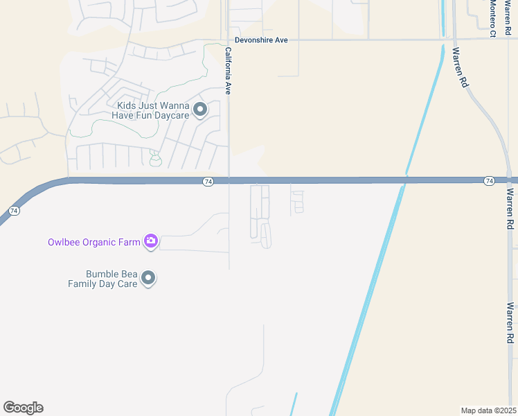 map of restaurants, bars, coffee shops, grocery stores, and more near 35099 California 74 in Hemet
