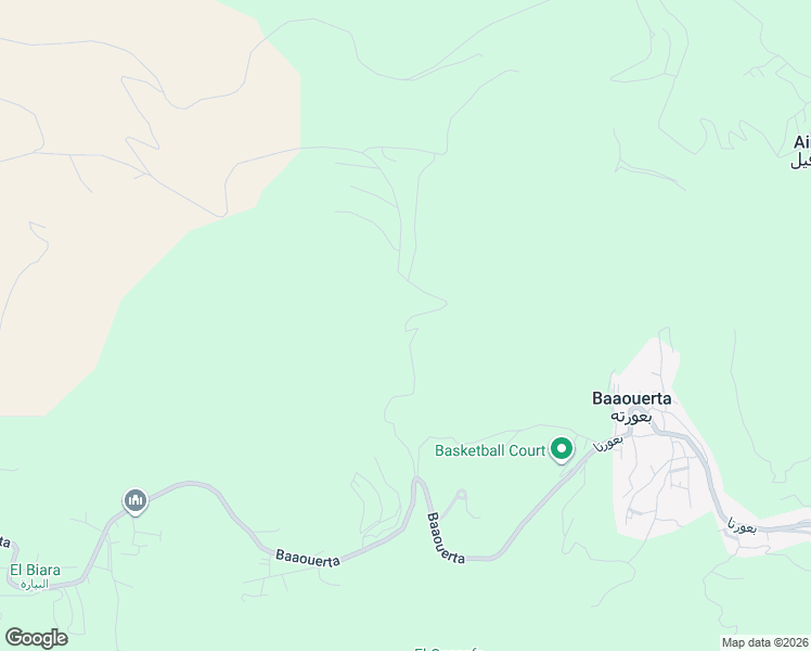 map of restaurants, bars, coffee shops, grocery stores, and more near Baaouerta in Aalay