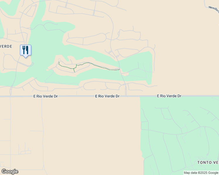 map of restaurants, bars, coffee shops, grocery stores, and more near 18030 East Curva De Plata in Rio Verde
