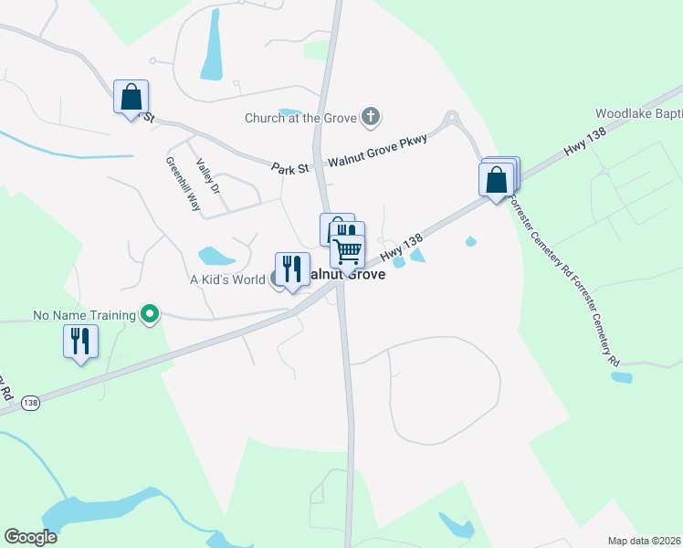 map of restaurants, bars, coffee shops, grocery stores, and more near in 