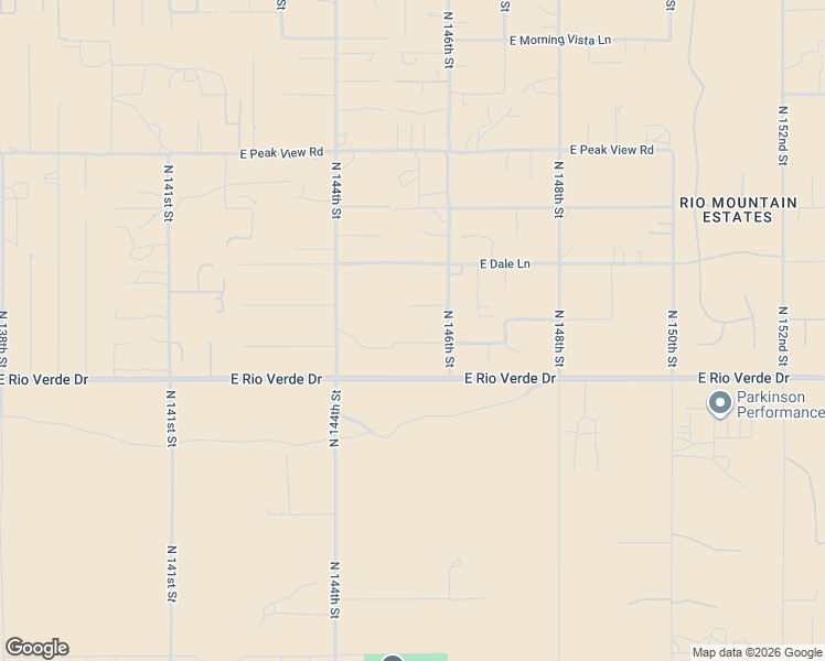 map of restaurants, bars, coffee shops, grocery stores, and more near 14520 East Desert Vista Trail in Scottsdale