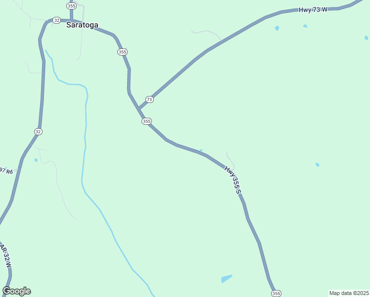 map of restaurants, bars, coffee shops, grocery stores, and more near 2124 Arkansas 355 in Saratoga