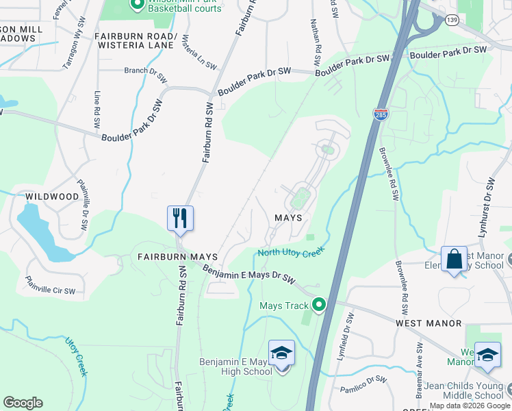 map of restaurants, bars, coffee shops, grocery stores, and more near 700 Celeste Lane in Atlanta