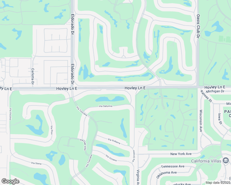 map of restaurants, bars, coffee shops, grocery stores, and more near 76331 Via Sovana in Indian Wells