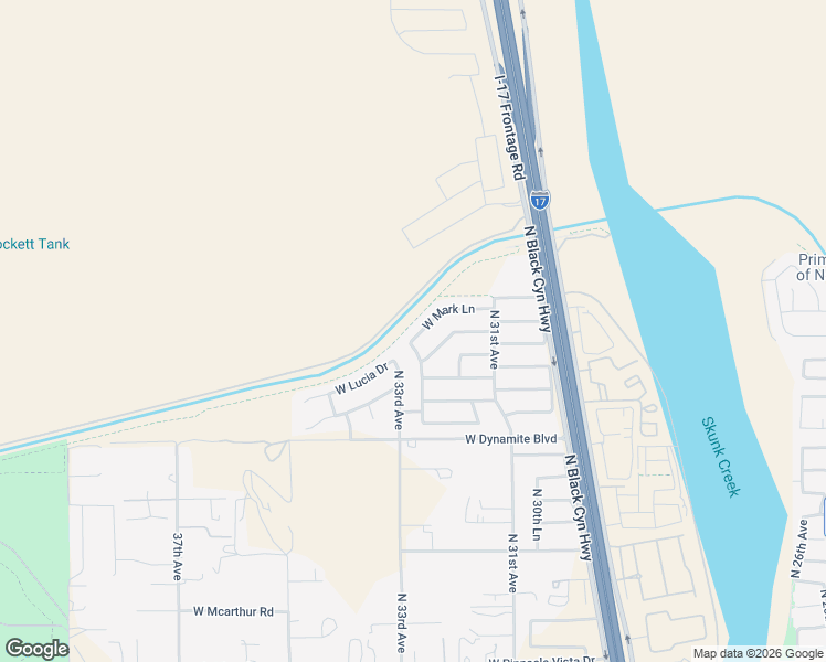 map of restaurants, bars, coffee shops, grocery stores, and more near 3232 West Mark Lane in Phoenix