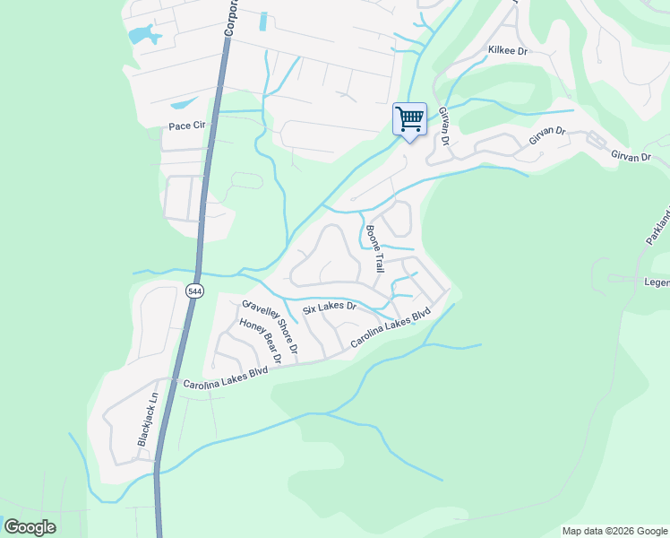 map of restaurants, bars, coffee shops, grocery stores, and more near 670 Blackstone Drive in Myrtle Beach