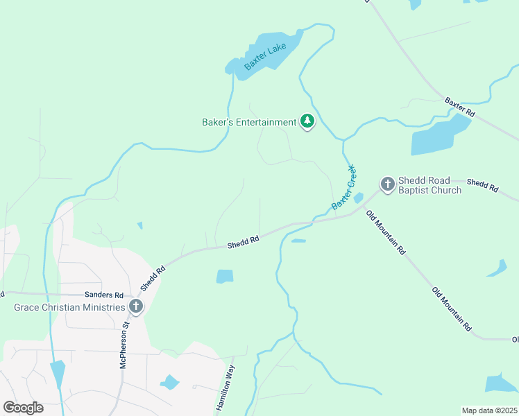 map of restaurants, bars, coffee shops, grocery stores, and more near 206 Old Hamilton Mills Road in Bremen