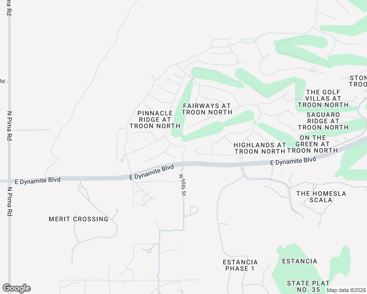map of restaurants, bars, coffee shops, grocery stores, and more near 9530 East Mark Lane in Scottsdale
