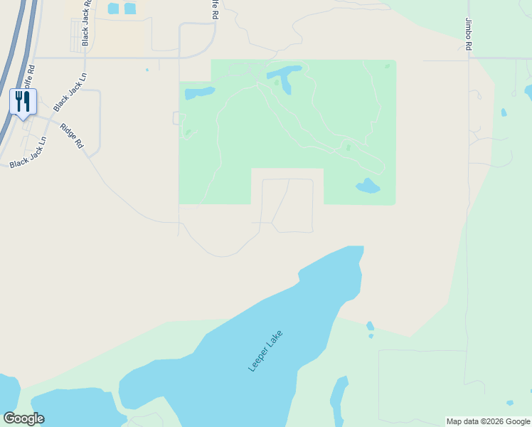 map of restaurants, bars, coffee shops, grocery stores, and more near N3300 Road in Thackerville