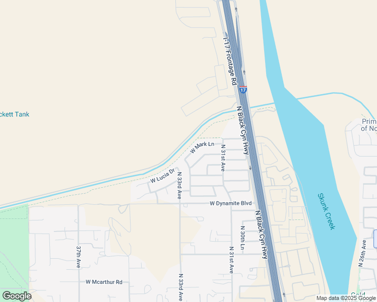 map of restaurants, bars, coffee shops, grocery stores, and more near 3232 West Mark Lane in Phoenix