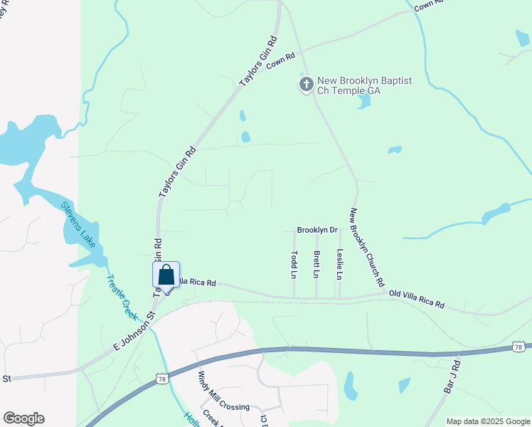 map of restaurants, bars, coffee shops, grocery stores, and more near 569 Willow Creek Drive in Temple