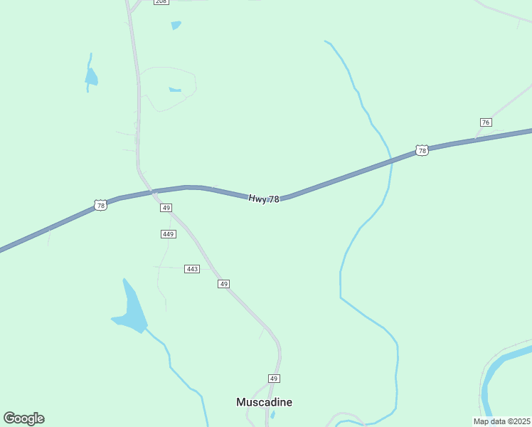 map of restaurants, bars, coffee shops, grocery stores, and more near in Muscadine