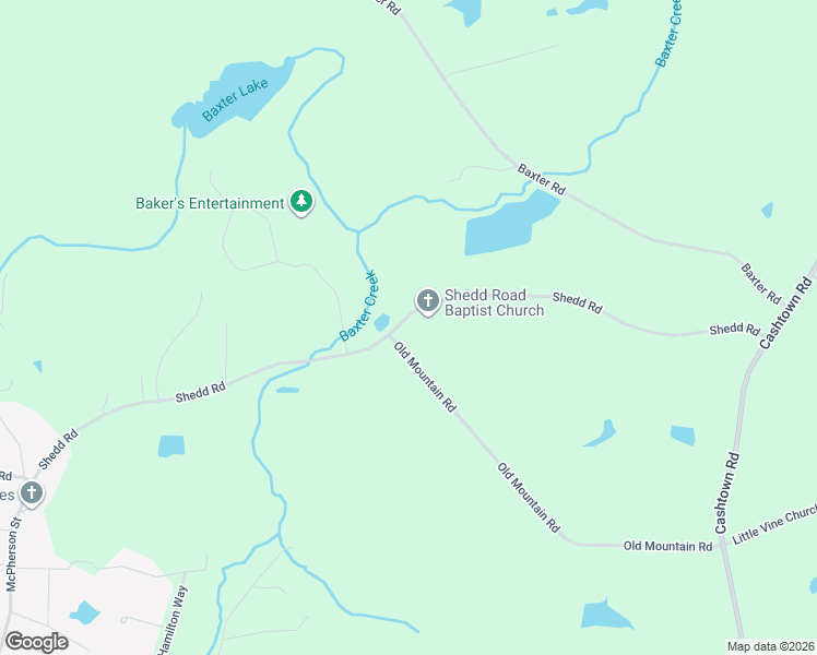 map of restaurants, bars, coffee shops, grocery stores, and more near 1451 Shedd Road in Bremen