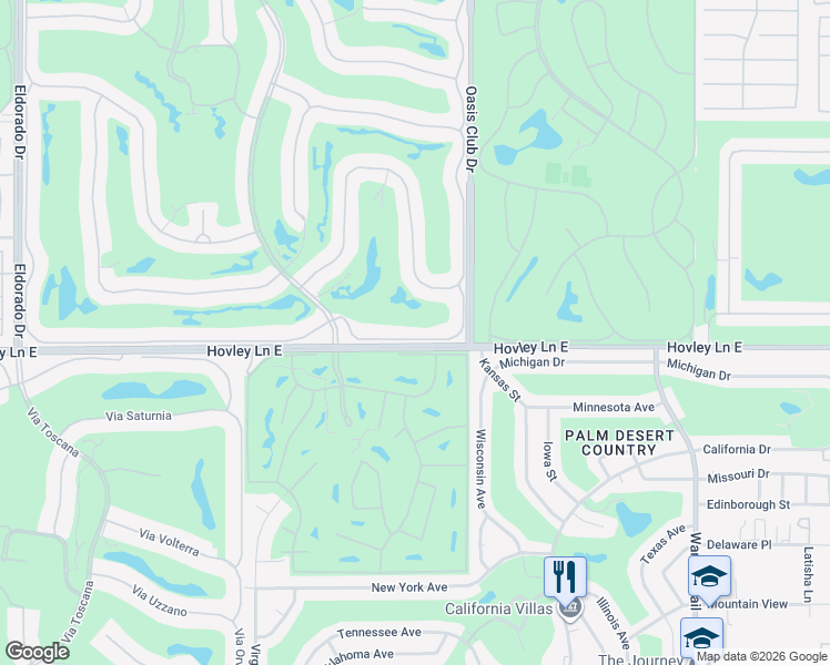 map of restaurants, bars, coffee shops, grocery stores, and more near 898 Fire Dance Lane in Palm Desert
