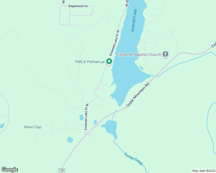 map of restaurants, bars, coffee shops, grocery stores, and more near 8213 Emerald Lake Drive West in Dixiana
