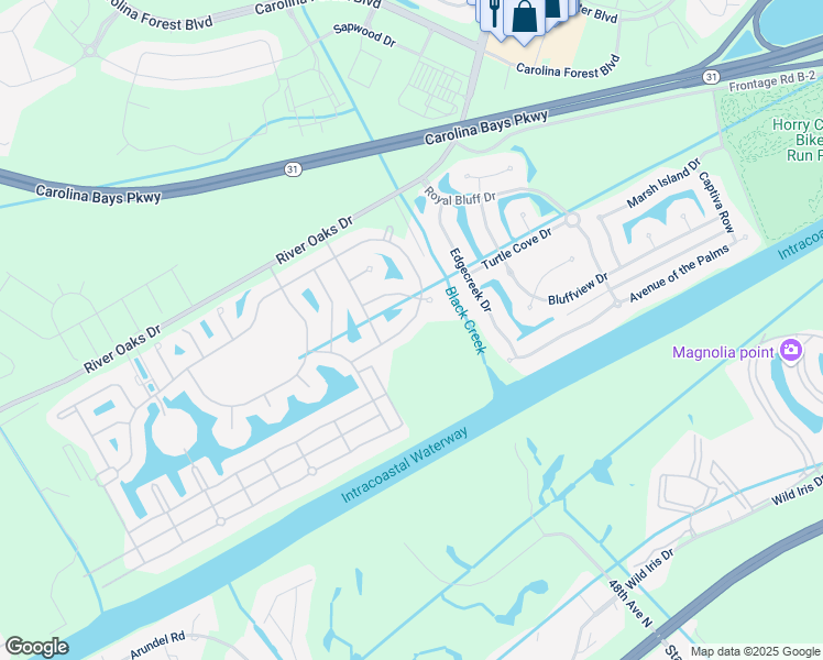 map of restaurants, bars, coffee shops, grocery stores, and more near 1273 East Isle Of Palms Avenue in Myrtle Beach