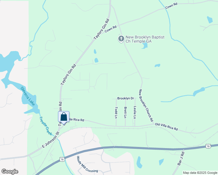 map of restaurants, bars, coffee shops, grocery stores, and more near 562 Willow Creek Drive in Temple