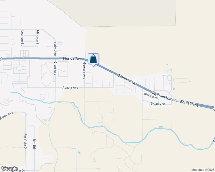 map of restaurants, bars, coffee shops, grocery stores, and more near 25991 Visalia Way in Hemet