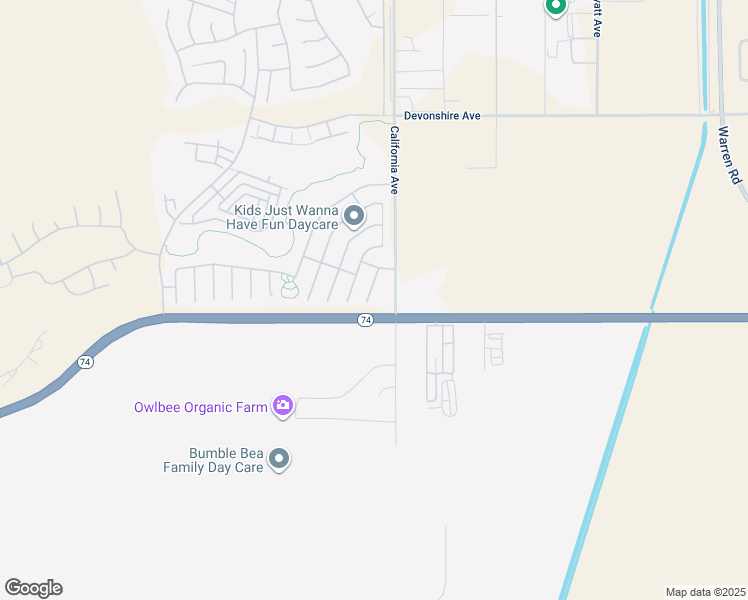 map of restaurants, bars, coffee shops, grocery stores, and more near 110 Playa Court in Hemet