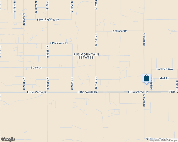 map of restaurants, bars, coffee shops, grocery stores, and more near 28427 North Rio Mountain Court in Scottsdale