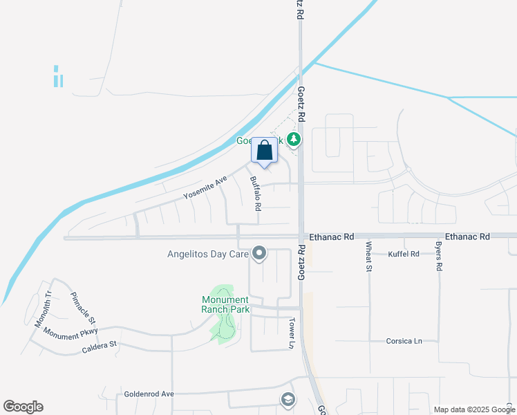 map of restaurants, bars, coffee shops, grocery stores, and more near Cuyahoga Court in Perris