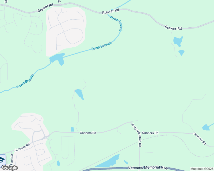 map of restaurants, bars, coffee shops, grocery stores, and more near 8758 Conners Road in Villa Rica