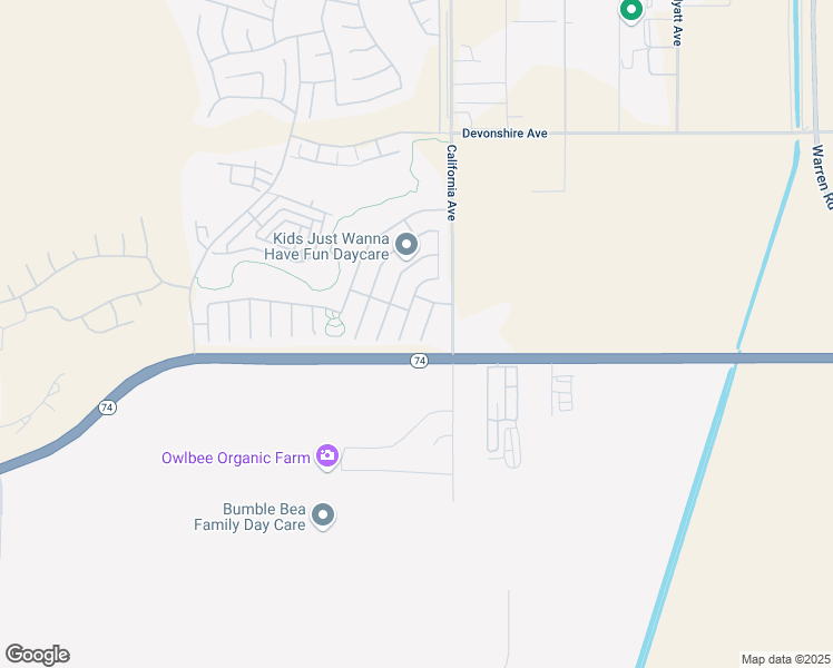 map of restaurants, bars, coffee shops, grocery stores, and more near 110 Playa Court in Hemet