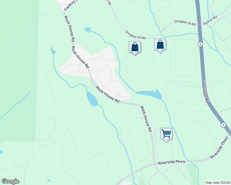 map of restaurants, bars, coffee shops, grocery stores, and more near 2335 Valley Creek Dr in Lithia Springs