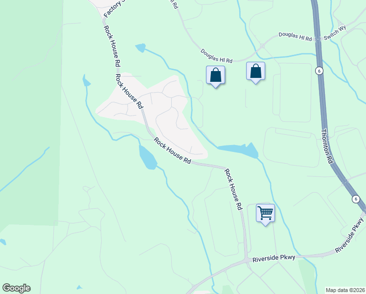 map of restaurants, bars, coffee shops, grocery stores, and more near 2380 Valley Creek Drive in Lithia Springs