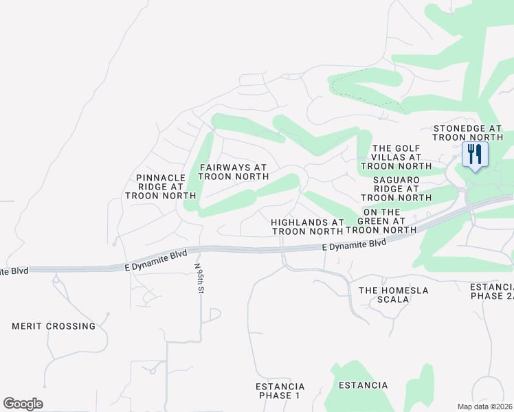 map of restaurants, bars, coffee shops, grocery stores, and more near 9635 East Hidden Green Drive in Scottsdale