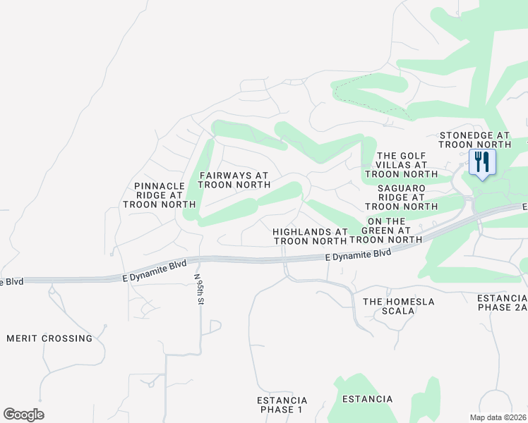 map of restaurants, bars, coffee shops, grocery stores, and more near 9530 East Mark Lane in Scottsdale