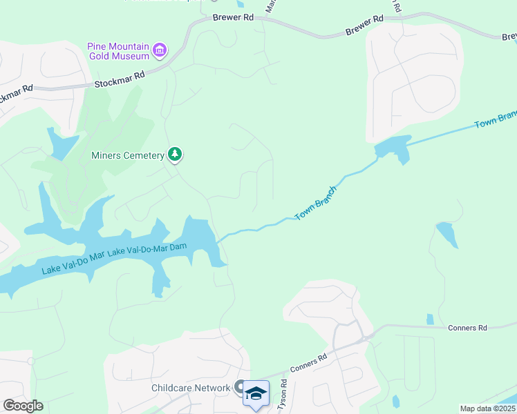 map of restaurants, bars, coffee shops, grocery stores, and more near 1016 South Creek Drive in Villa Rica