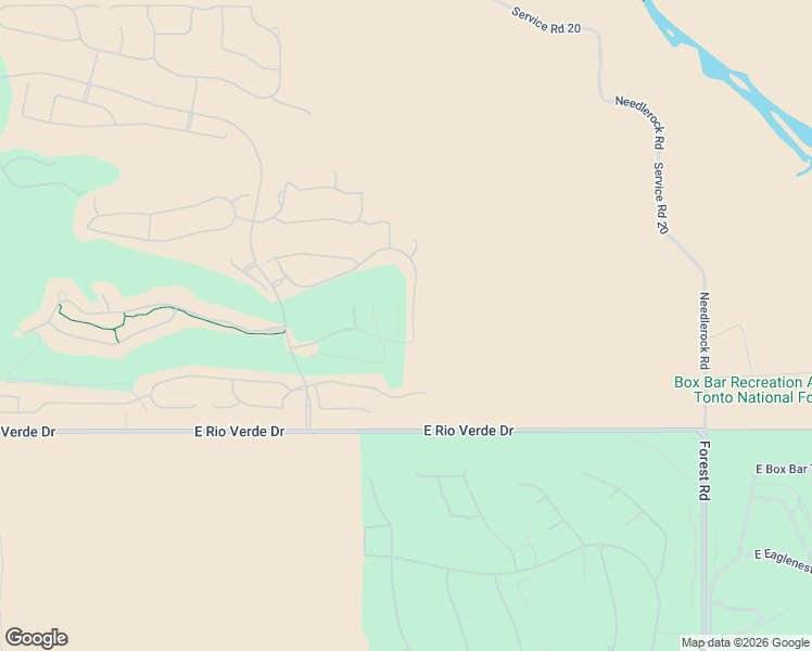 map of restaurants, bars, coffee shops, grocery stores, and more near East Parker Creek Road in Maricopa County