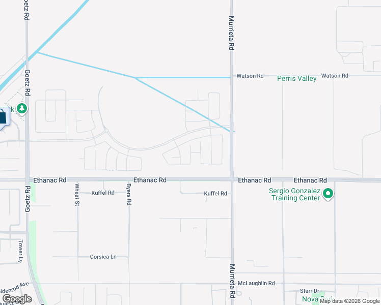 map of restaurants, bars, coffee shops, grocery stores, and more near Cherry Blossom Court in Menifee
