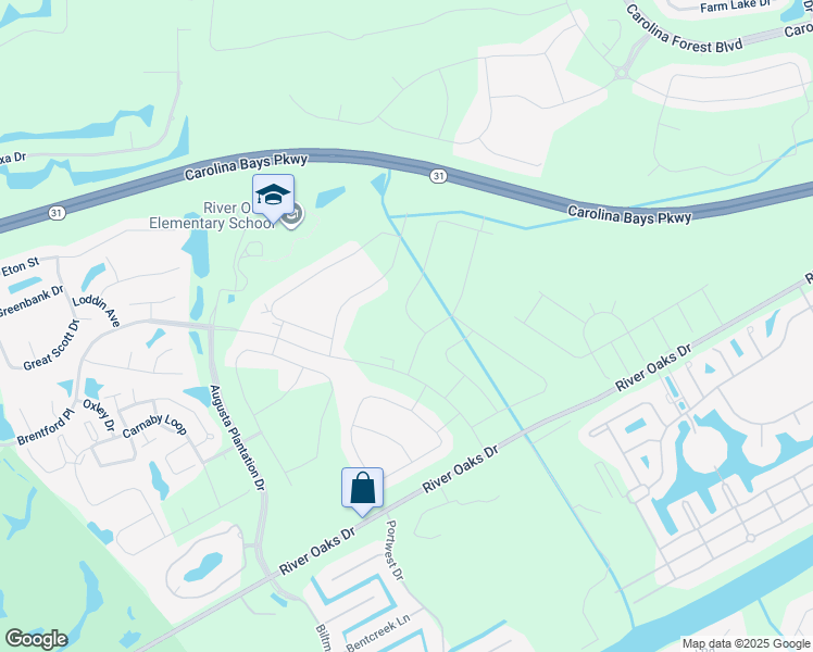 map of restaurants, bars, coffee shops, grocery stores, and more near Unnamed Road in Myrtle Beach