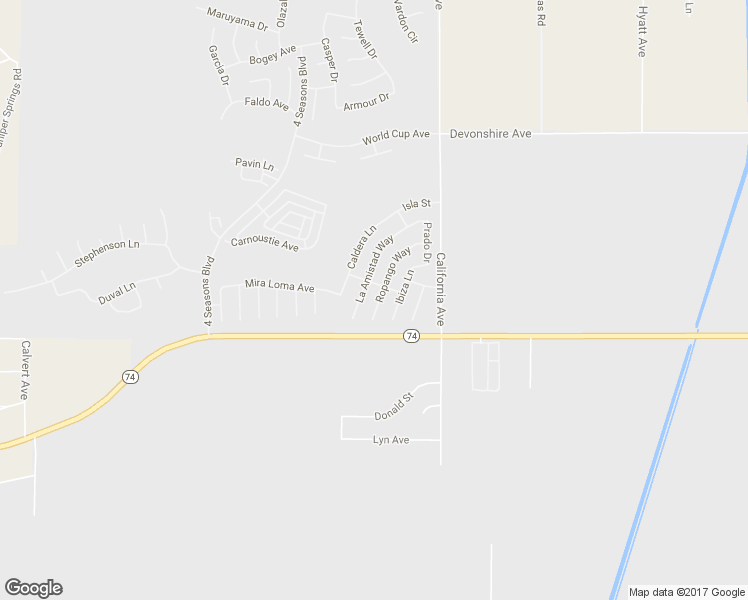 map of restaurants, bars, coffee shops, grocery stores, and more near 146 Ropango Way in Hemet