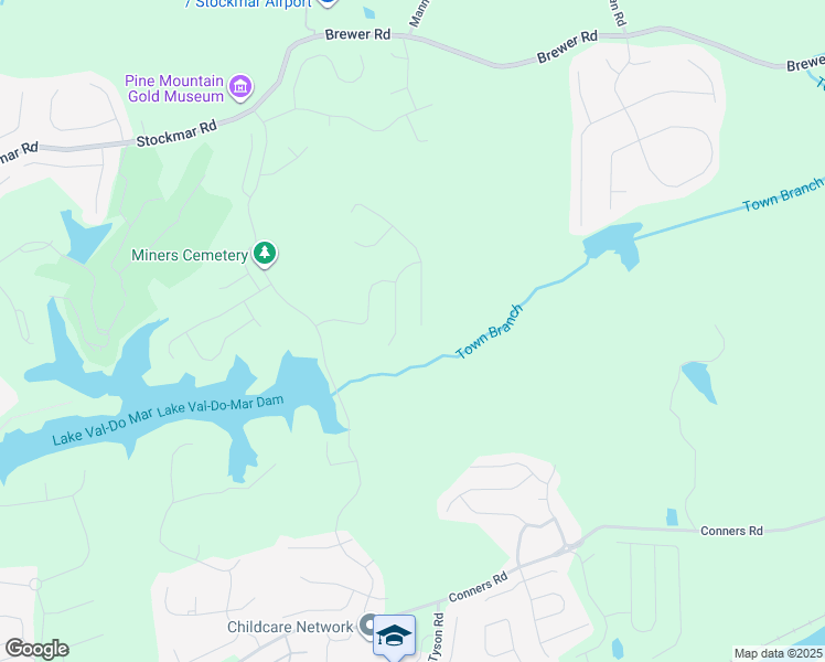 map of restaurants, bars, coffee shops, grocery stores, and more near 1032 South Creek Drive in Villa Rica