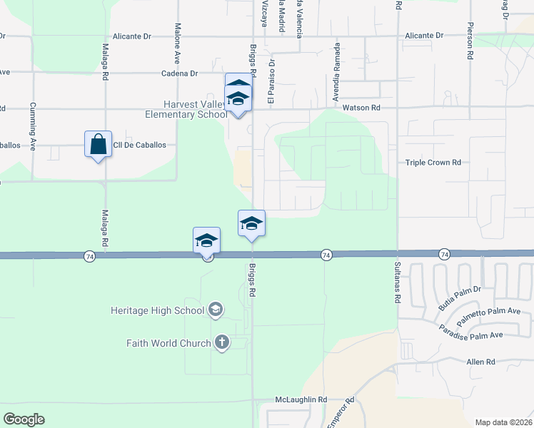 map of restaurants, bars, coffee shops, grocery stores, and more near 26208 Ranch House Road in Homeland
