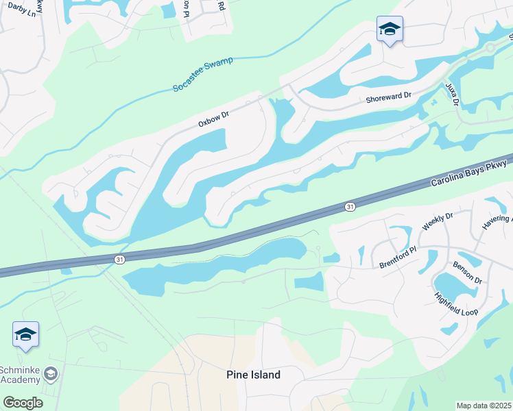 map of restaurants, bars, coffee shops, grocery stores, and more near 8141 Wacobee Drive in Myrtle Beach