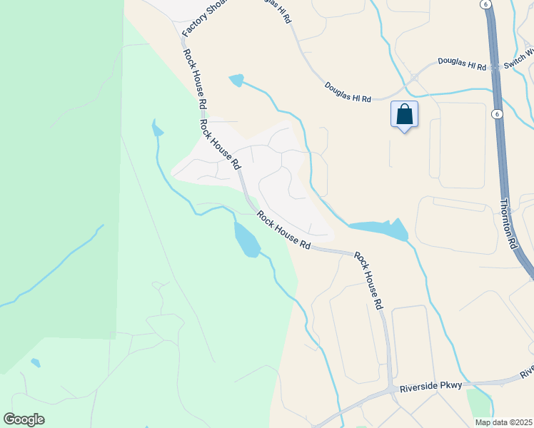 map of restaurants, bars, coffee shops, grocery stores, and more near 2210 Valley Creek Drive in Lithia Springs