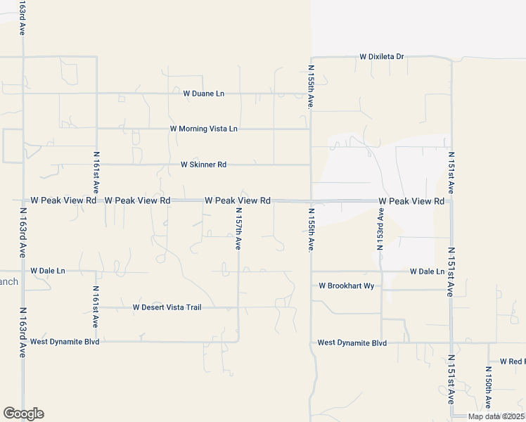 map of restaurants, bars, coffee shops, grocery stores, and more near 15639 West Peak View Road in Surprise