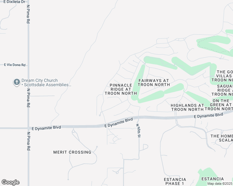 map of restaurants, bars, coffee shops, grocery stores, and more near 9385 East Monument Drive in Scottsdale